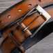 Genuine calf leather belt Gradient Four | Brown SKU0070-6 photo 5