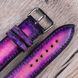 Ремінець із натуральної шкіри Purple для годинника Apple Watch (series 8/7/SE/6/5/4/3/2) SKU0040-13 фото 4