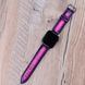 Ремінець із натуральної шкіри Purple для годинника Apple Watch (series 8/7/SE/6/5/4/3/2) SKU0040-13 фото 5