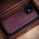 Handcrafted Iguana Leather Bumper Case for Xiaomi Mi Series | Bordeaux SKU0020-4 photo 6