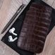 Чехол карман из телячьей кожи под крокодила Сhic Сrocodile для Xiaomi Mi Series | Коричневый SKU0010-13 фото 8