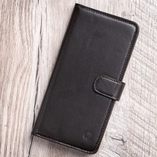 Classic handmade leather book сases ELITE for iPhone 10 | Brown SKU0001-5 photo